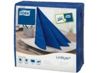 Serviett TORK linstyle 39cm blå (50)