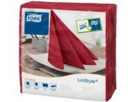 Serviett TORK linstyle 39cm burgund (50)