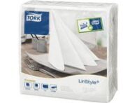 Serviett TORK linstyle 39cm hvit (50)